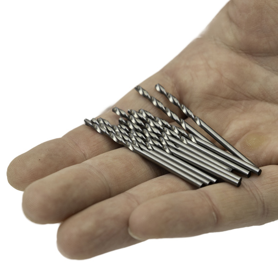 Wiertła Verto do metalu HSS-G, 2,5 mm, 10 sztuk