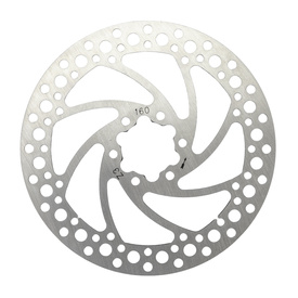 OUTLET Tarcza hamulcowa Fibrax Z3, 160 mm, 6 śrub, srebrna