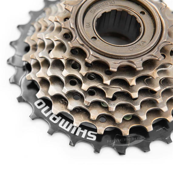 Wolnobieg nakręcany Shimano Tourney MF-TZ500 7 rzędów, 14-28