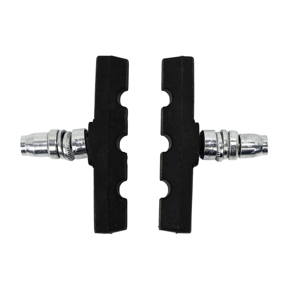 Klocki hamulcowe obręczowe V-brake z nakrętkami, 1 para