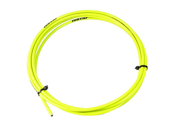 Pancerz przerzutkowy Accent 4 mm - 2 metry żółty fluo