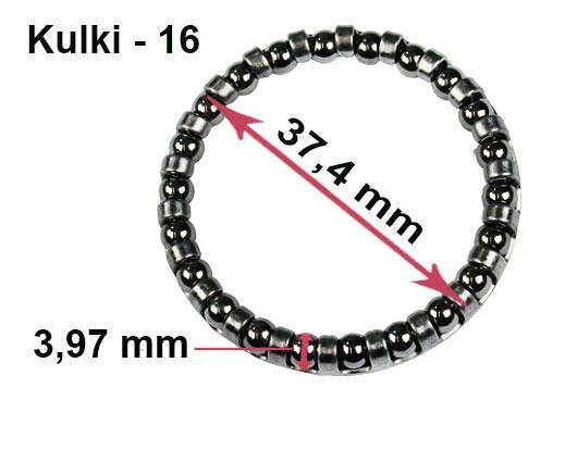 Koszyk kulek łożyskowych TI-662, 5/32"x16 do sterów 1" (25,4 mm)