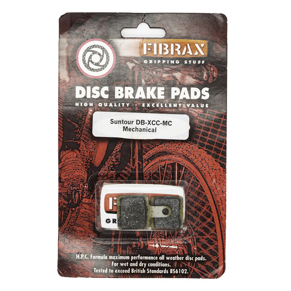 Klocki hamulcowe pół-metaliczne Fibrax ASH937 do hamulców Suntour DB-XCC-MC