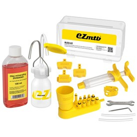 Zestaw EZMTB 2022 Lite do odpowietrzania hamulców hydraulicznych + olej mineralny Shimano 100 ml
