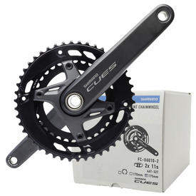 Mechanizm korbowy Shimano Cues FC-U6010-2, 2 x 9/10/11-rz, 175 mm, 46/32T