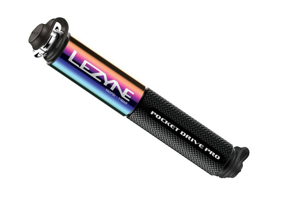 Pompka ręczna Lezyne Pocket Drive Pro ABS Flex 160psi, 141mm czarna neometallic