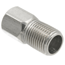 Śruba przewodu hydraulicznego hamulca Shimano M8x0,75, stal nierdzewna