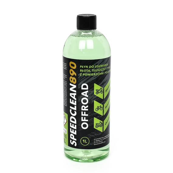 Płyn do usuwania błota, kurzu SpeedClean890 Offroad, butelka 1000 ml, atomizer