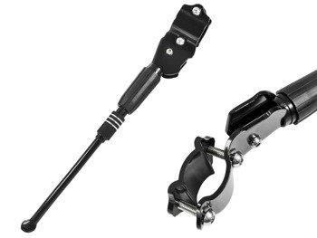 Nóżka, podpórka rowerowa Accent Profi regulowana 26"-28" czarna