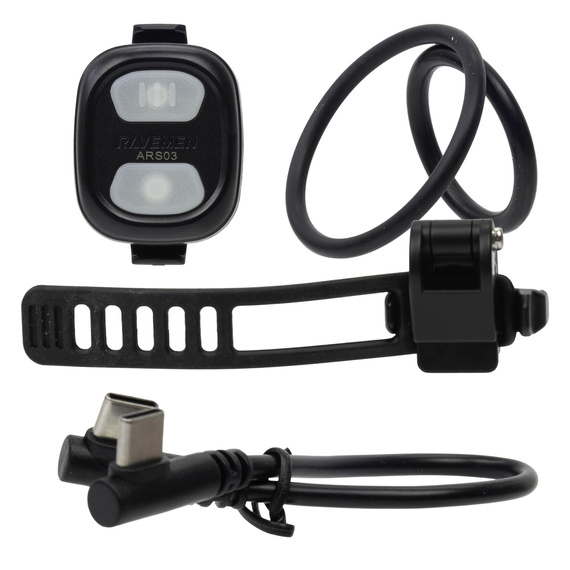 Zestaw lampek LS34 Ravemen K1400 + CL06, 1400 lm/30lm, USB-C