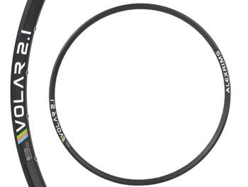 Obręcz Alexrims VOLAR 2.1 27,5", 32H, Tubeless Ready, kapslowana, czarna