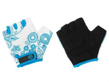 Rękawiczki dziecięce Accent Flowers Kids biało-niebieskie