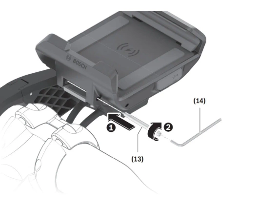 Śruba blokady przycisku zwalniania SmartphoneGrip (BSP3200) BOSCH Smart System