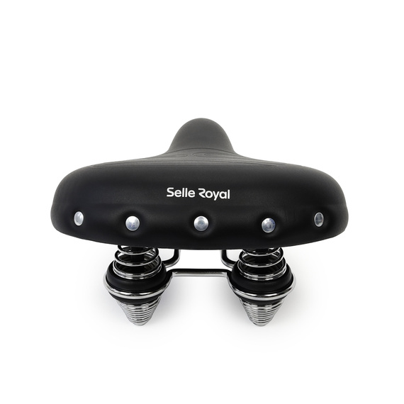 Siodełko rowerowe Selle Royal Drifter Strengtex, Relaxed 90st. unisex, żelowe, sprężyny, czarne, retro   