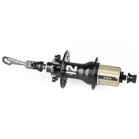 Piasta tylna Novatec NT-D792SB QR, 6 śrub, 4SB, SH11s, 32H, 10x135 mm, czarny