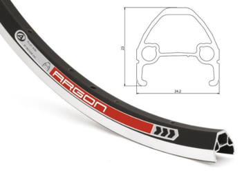 Obręcz AUTHOR ARGON 27.5" 32 otwory, CNC czarna