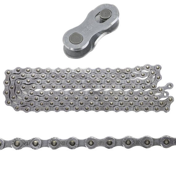 Łańcuch KMC E12 EPT, 12-rzędowy, E-bike, 128 ogniw, folia