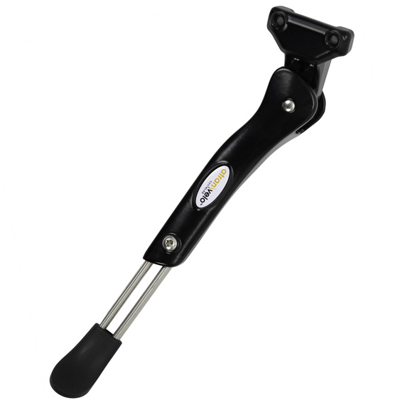 Podpórka rowerowa tylna Atranvelo Stylo DV 24"-28" regulowana, zewnętrzna 40 mm, aluminiowa, czarna