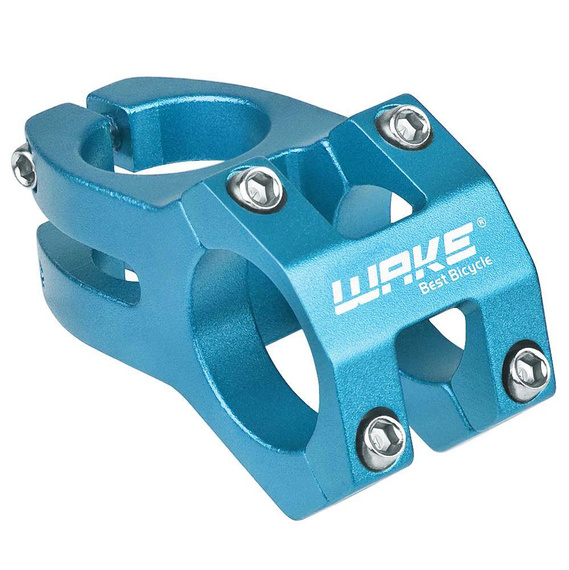 Wspornik kierownicy, mostek Wake, 1-1/8", 31,8mm, długość 45 mm, niebieski