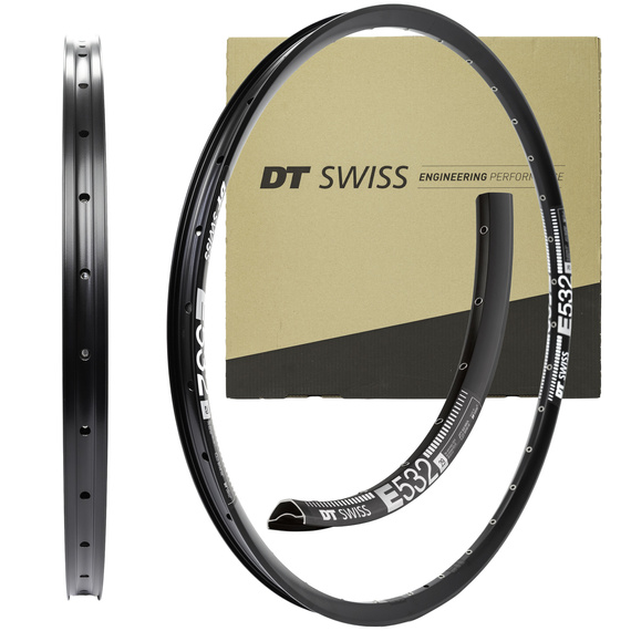  Obręcz DT Swiss E 532, Enduro, MTB, 29" 622-30, 32H, czarna