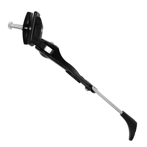 Nóżka, podpórka rowerowa centralna Tranz-X CD-109A, regulowana 24"-28", czarna