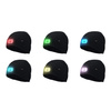Czapka z wbudowaną latarką LED RGB, ładowanie USB, grafitowa