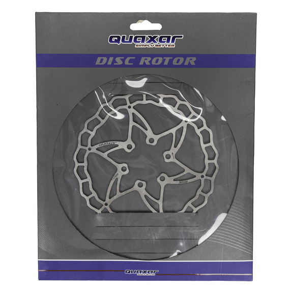 Tarcza hamulcowa Quaxar Iris FXR006, 140 mm, 6 śrub, srebrna