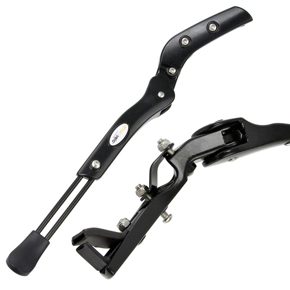 Podpórka tylna Atranvelo Stylo Blackline Uni Rear 24"- 28" regulowana, uniwersalna, aluminiowa, czarna
