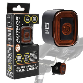 Lampka tylna Author CUBUS BRAKE 70, COB LED + XPE LED, 70lm, USB