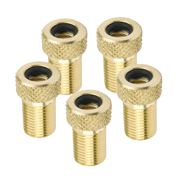 Adapter Presta / Schrader na Auto do pompowania roweru na stacji benzynowej - 5 sztuk