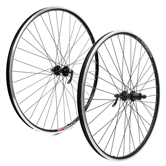 Zestaw kół rowerowych (przednie i tylne) 28" 700C DT Swiss 535 HB-QC400, FH-QC400, Sapim Leader, V-Brake