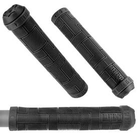 Chwyty kierownicy Dartmoor Block 155 mm, szaro-czarne