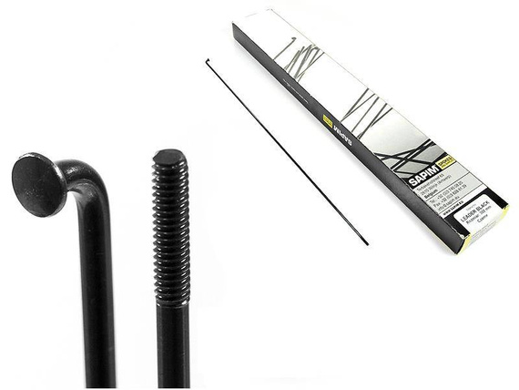 Szprycha Sapim Leader Black 2.3 mm x 292 mm (bez nypla)
