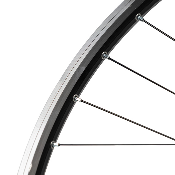 Koło tylne 28", 36 szprych, Shimano QC300, Alexrims DH19, szprychy SLE, Centerlock, czarne