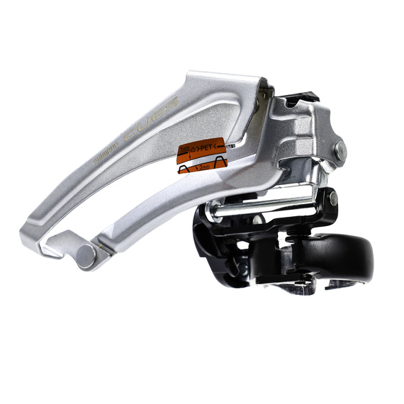Przerzutka przednia Shimano Cues FD-U4010-L 2x9-rz, 28,6/31,8/34,9 mm, Top Swing, 46T