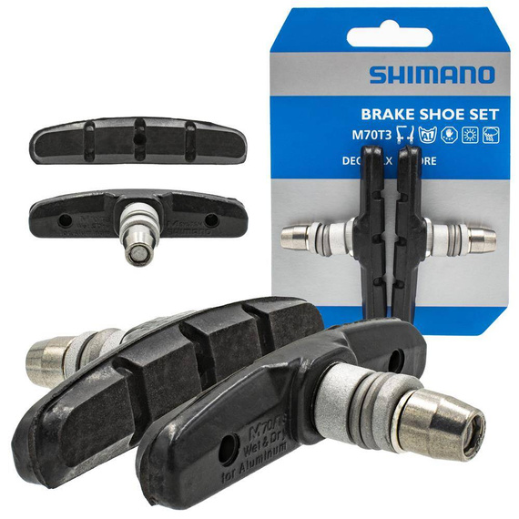 Klocki hamulcowe V-Brake Shimano M70T3 (para)