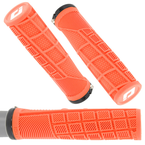 Chwyty przykręcane ODI Reflex 33,5x135 mm, pomarańczowe, czarna obejma