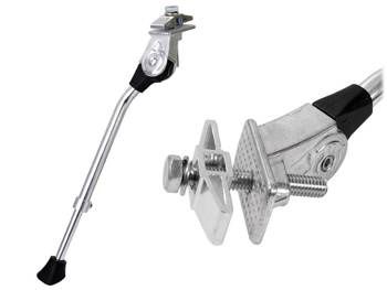 Nóżka, podpórka rowerowa centralna Accent Classic 2, regulowana 20"- 29", srebrna