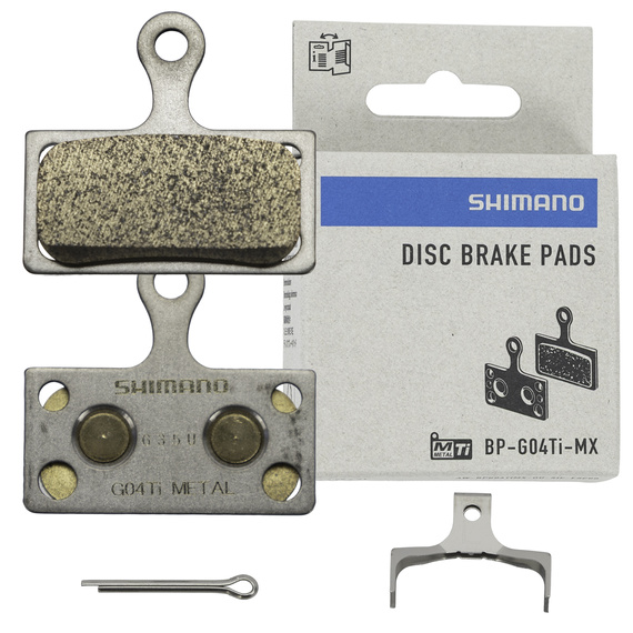 Okładziny/klocki hamulcowe Shimano G04Ti-MX metaliczne XTR / XT/ SLX / Alfine
