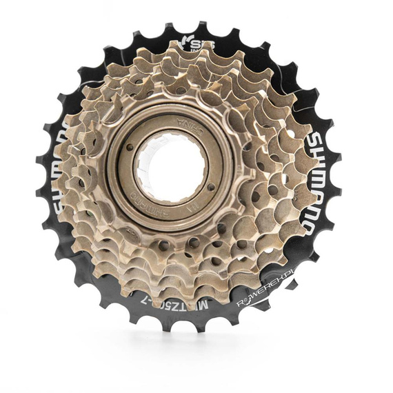 Wolnobieg nakręcany Shimano Tourney MF-TZ500 7 rzędów, 14-28