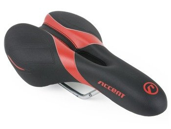 Siodełko Accent Derry męskie czarno-czerwone