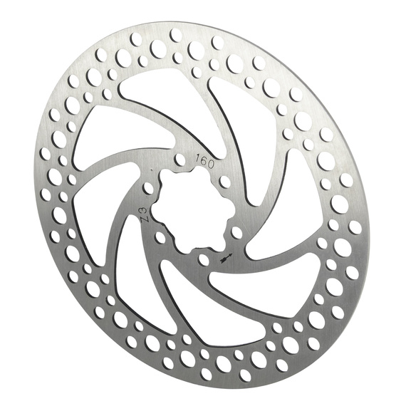 OUTLET Tarcza hamulcowa Fibrax Z3, 160 mm, 6 śrub, srebrna