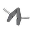 OUTLET- Klocki hamulcowe Fibrax ASH298 Sure Stop, szare, Cantilever, trzpień, 65 mm, do aluminiowych obręczy