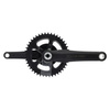 Mechanizm korbowy X-line PRO, mocowanie kwadrat, 170 mm, 44 zębów, czarny