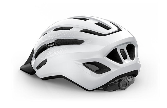 Kask MET Downtown M/L, biały połysk