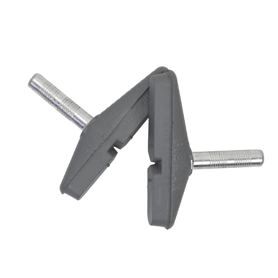 OUTLET- Klocki hamulcowe Fibrax ASH298 Sure Stop, szare, Cantilever, trzpień, 65 mm, do aluminiowych obręczy