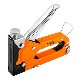 Zszywacz tapicerski, Tacker Neo Tools, 4-14 mm, stalowy, zszywki J