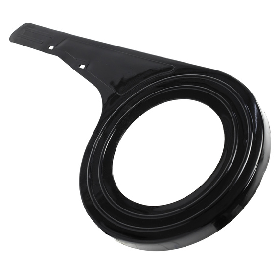 Osłona łańcucha BRT-TURING, PVC, 48T 520 mm, czarna, bez uchwytu