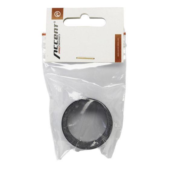 Podkładka dystansowa sterów karbonowa 1-1/8", 15mm czarna