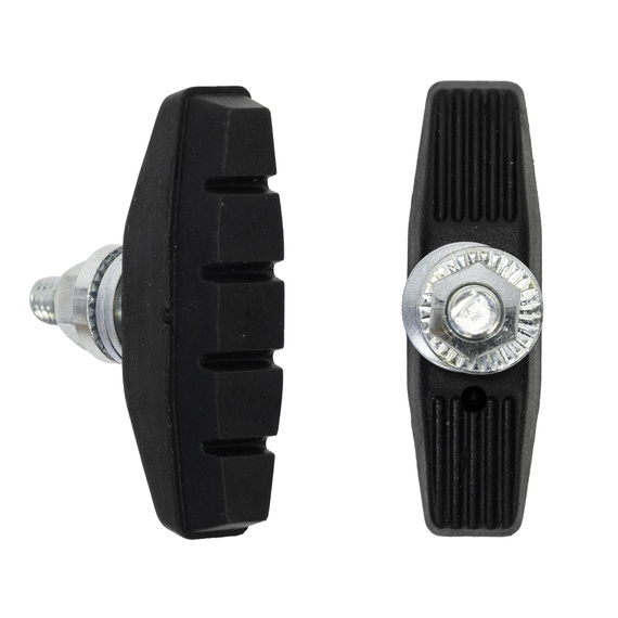 OUTLET- Klocki hamulcowe Fibrax ASH312, szosa, czarne, do hamulców Calipier, na obręcze aluminiowe